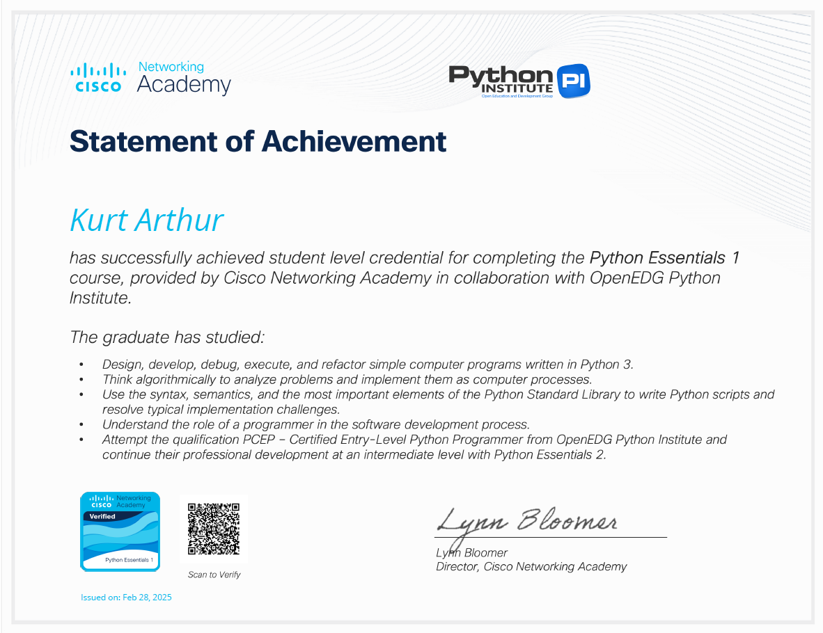 Python Essentials 1